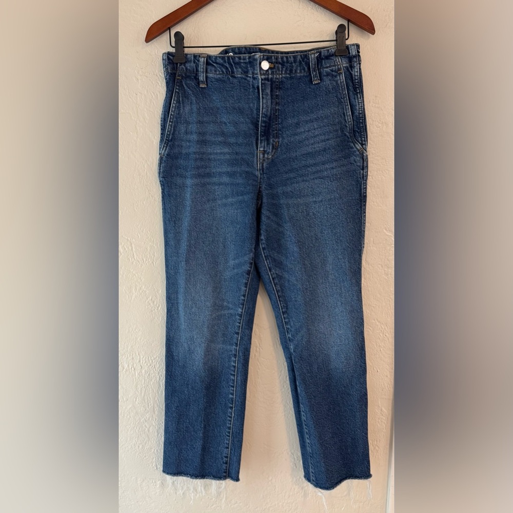 J. Crew High-rise straight jean with slant pockets in 1996 semi-stretch